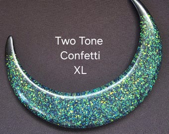 Two Tone Series Moon Hair Forks
