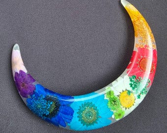 Floral Series Moon Hair Forks