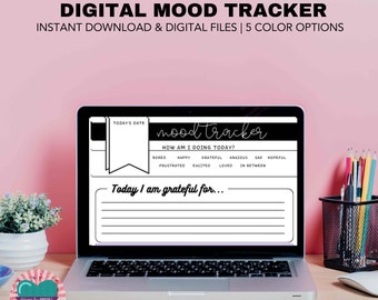 The Ultimate Daily Mood Tracker: Self-Care, Mood, and Anxiety Tracker for a Better Mental Health Journey
