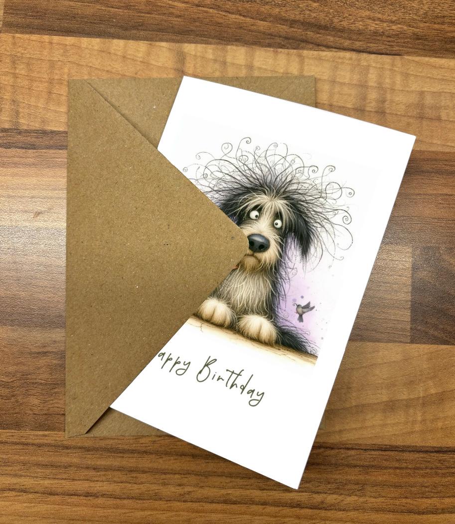 Funny Cat and Dog Birthday Card Pack, Multipack 6 Handmade Greeting ...