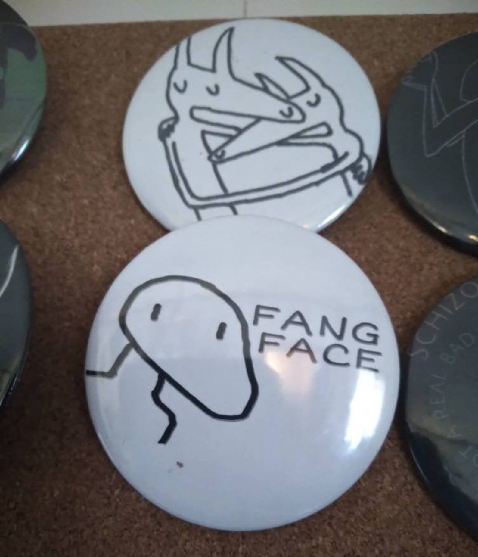 2 set of 8 Car Seat Headrest Band Inspired Button Pins/ Etsy