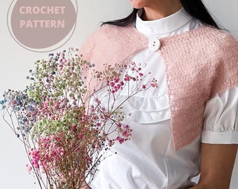 Crochet Bolero Shrug Pattern: Beginner-Friendly Garment (Digital Pattern)