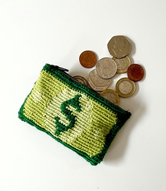 Crochet Zipper Money Pouch With Lining Digital Pattern Crochet Purse  Pattern Crochet Dollar Pouch Crochet Green Coin Purse - Etsy