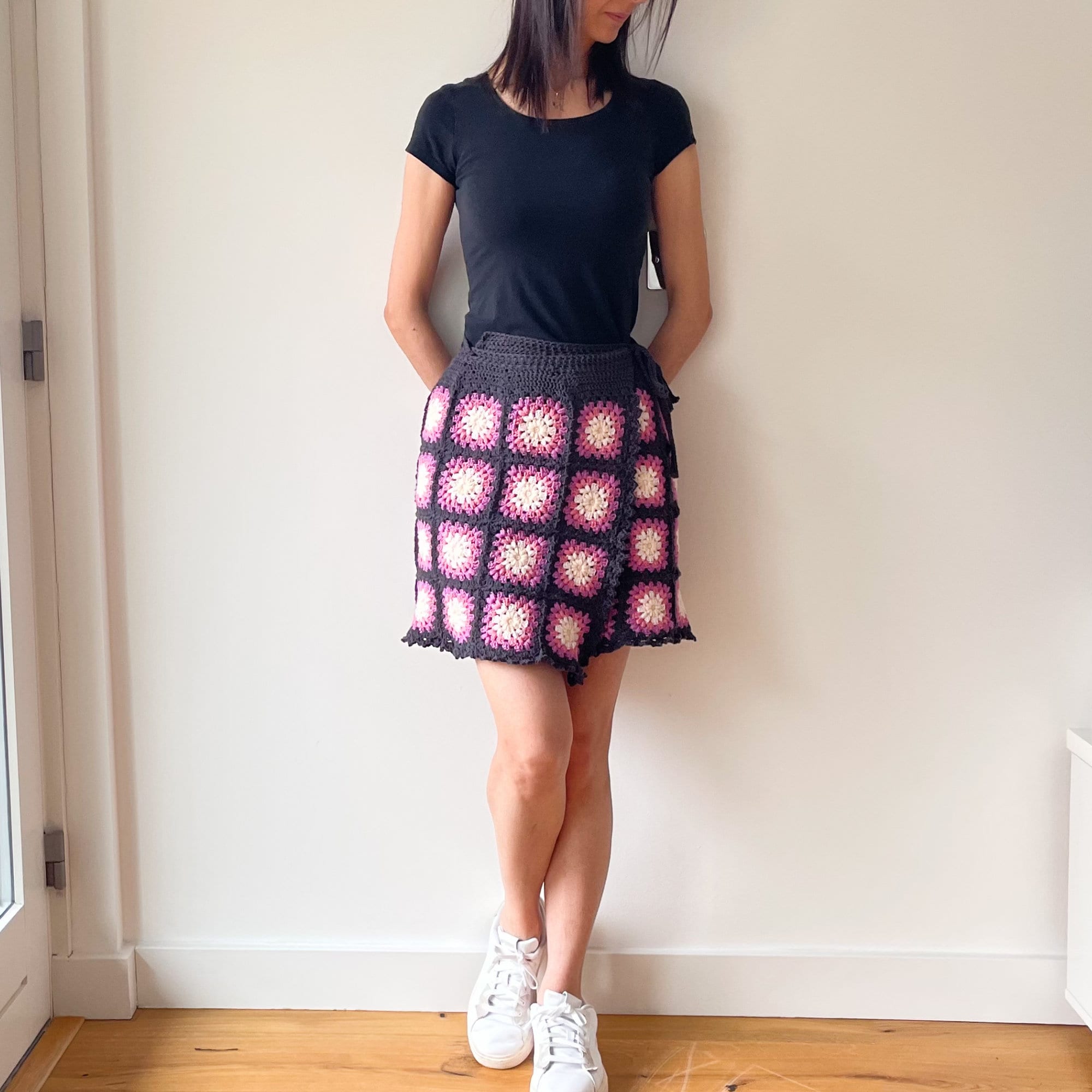 Vintage✨Crochet Remake Wrap Skirt CROCHET WRAP SKIRT TUTORIAL FOR