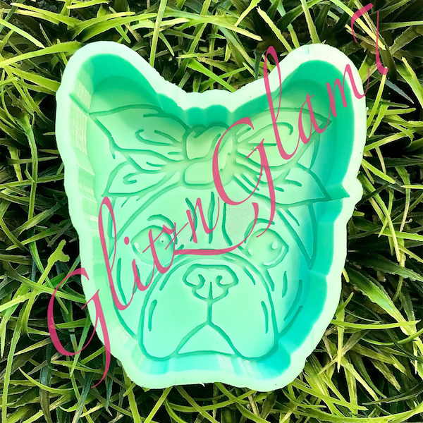 Freshie Silicone Mold, Freshy, Freshies, Air Freshener, Car Accessories, Aroma Beads, Car Candles, Frenchie, Dog, Mom, Mama, Silicone Mold