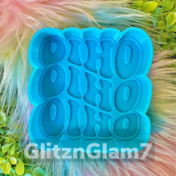 Ohio State Silicone Freshie Mold Etsy