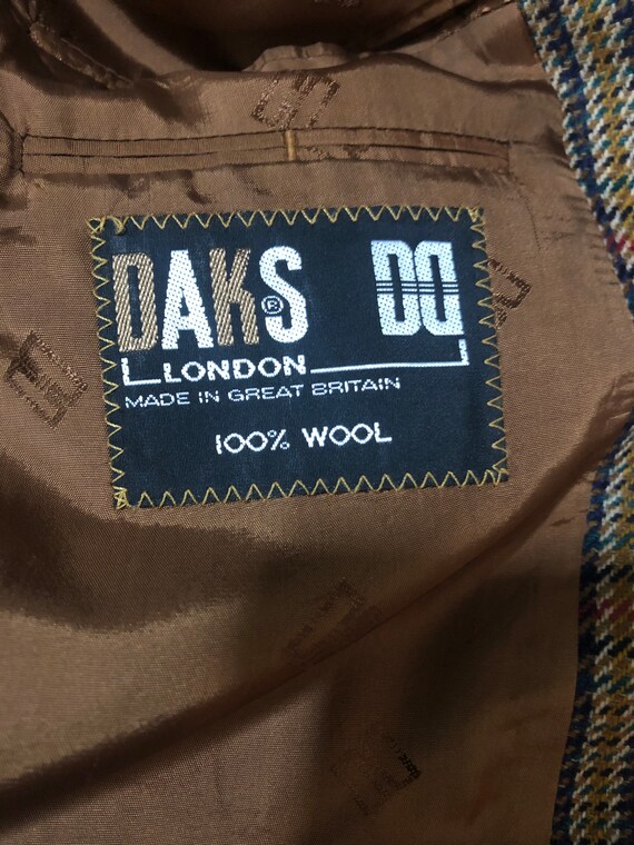 Vintage Daks London Signature tweed wool sport co… - image 8