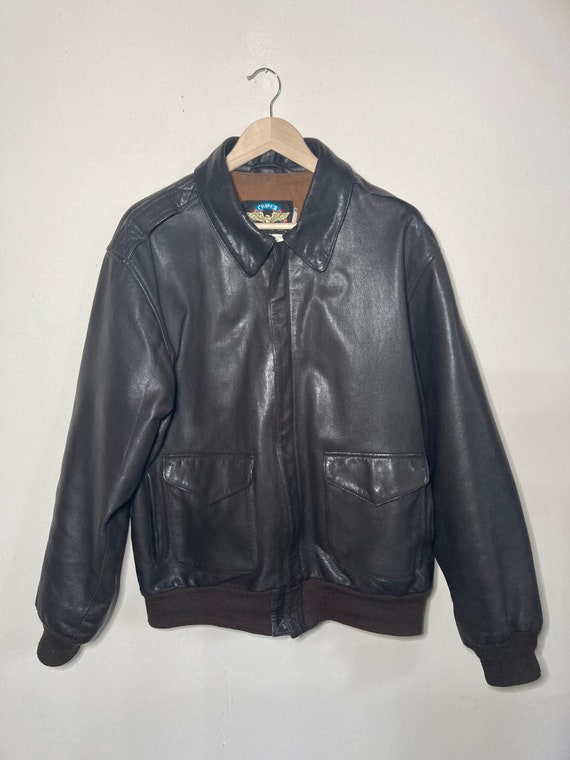 leather bomber jacket type - Gem