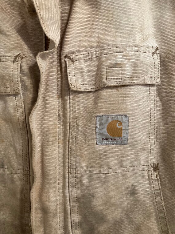 Vintage Distressed Carhartt Zip up Work 
