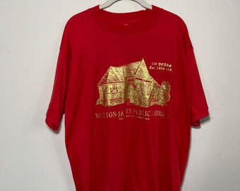 Vintage 1996 100 Year Morton-James Public Library Nebraska City, Nebraska Tshirt
