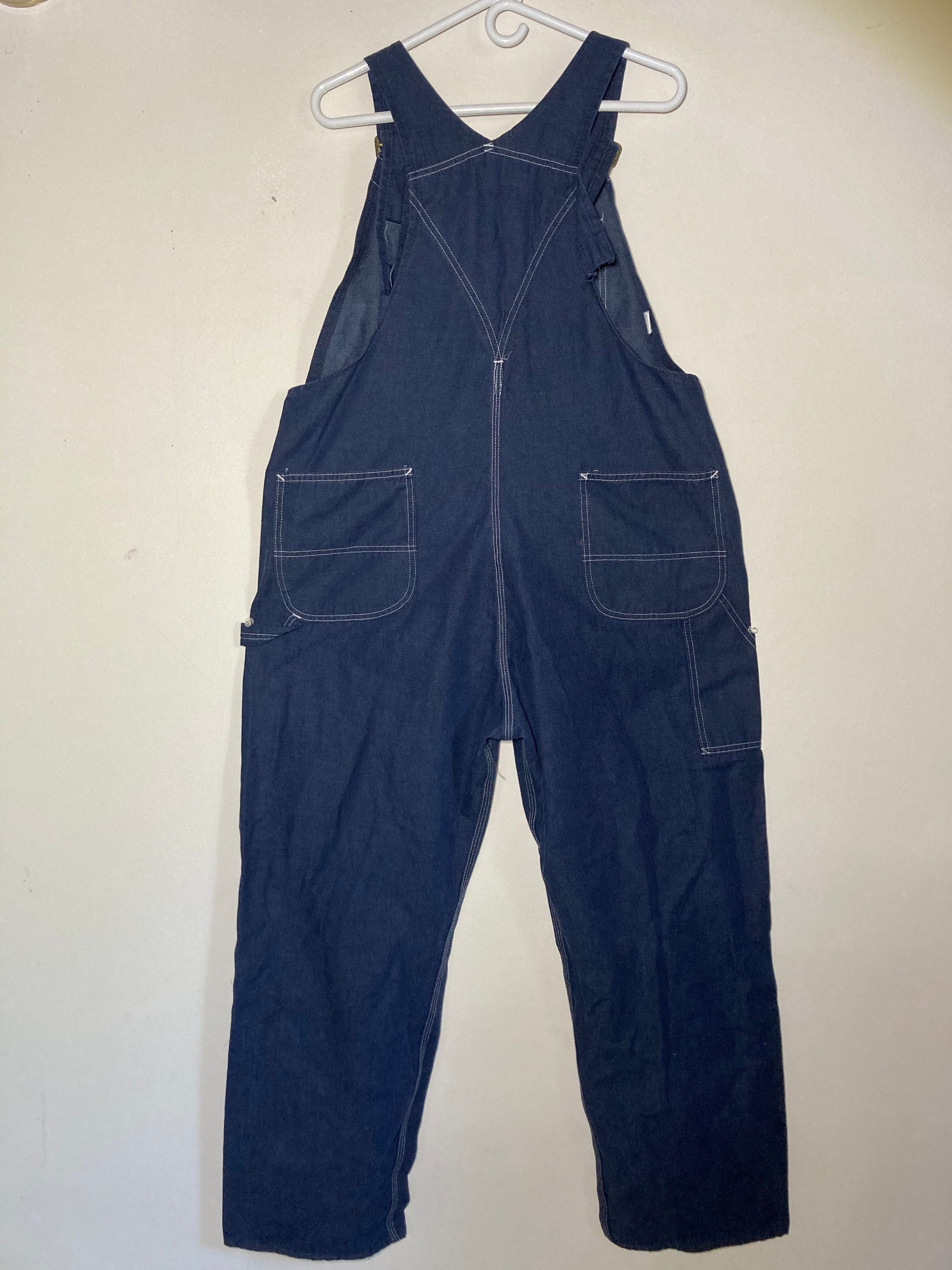 Vintage Sears Tradewear Union Made Blue Denim Overalls - Etsy