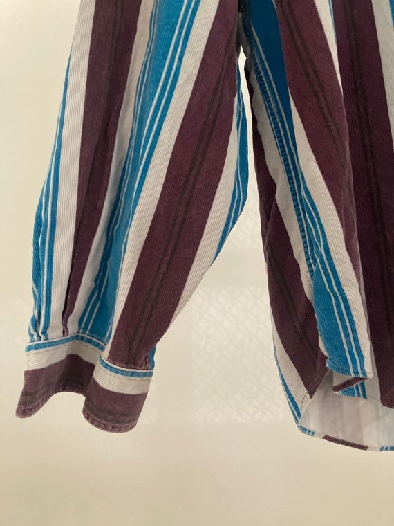 Vintage Tommy Hilfiger corduroy multicolor stripe… - image 5