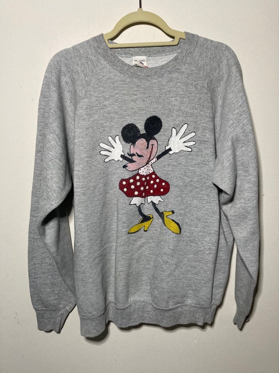 Vintage Fruit of the Loom Custom Minnie Mouse Crew