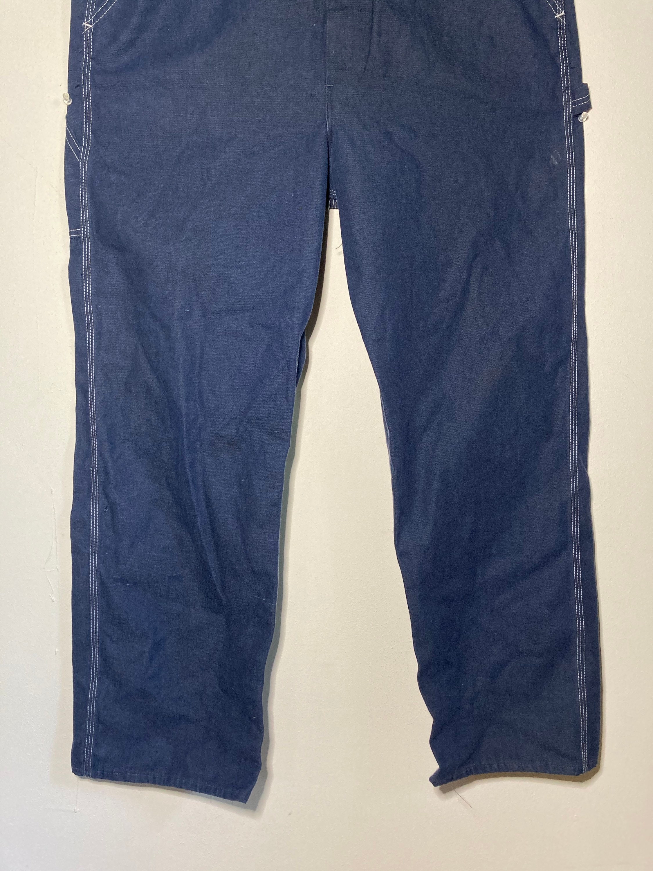 Vintage Sears Tradewear Union Made Blue Denim Overalls - Etsy
