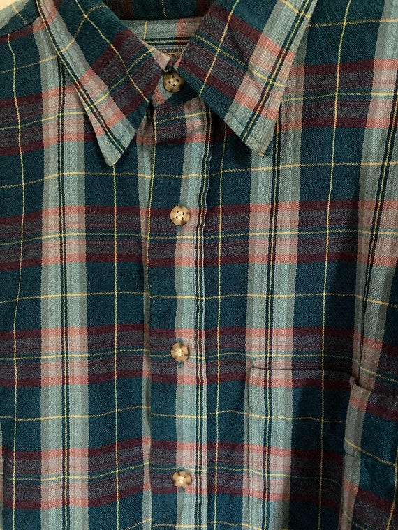 Vintage Pendleton Sir Pendleton blue wool plaid f… - image 4