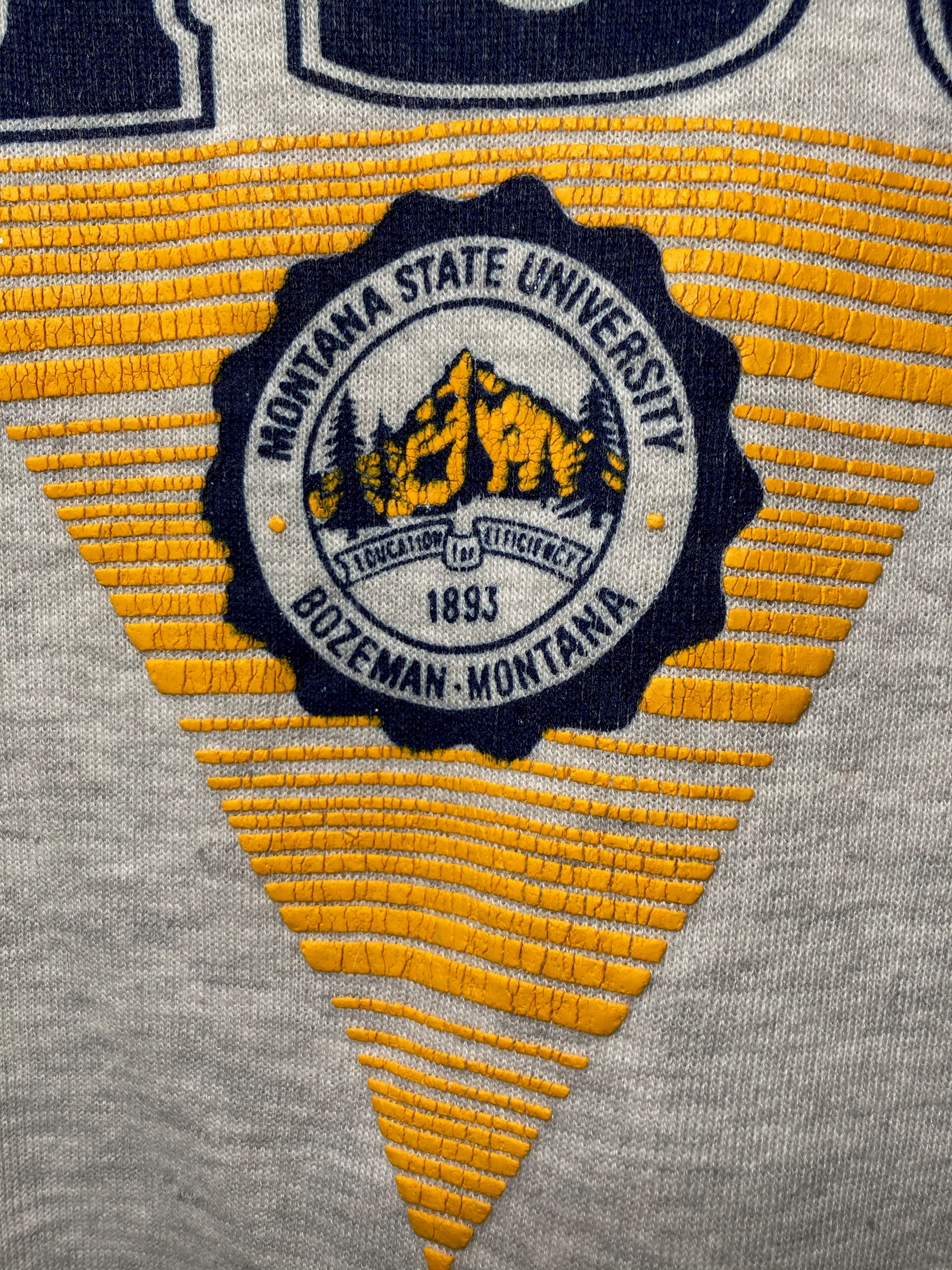 Vintage Montana State University Crewneck Sweatshirt Etsy