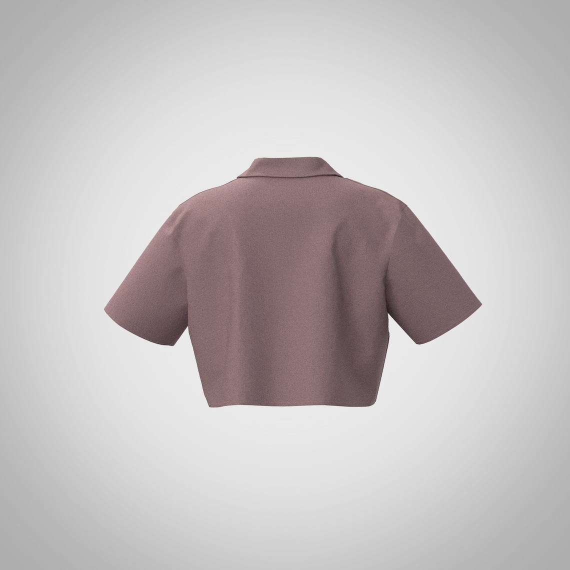 Cropped Camp Collar Shirt Sewing Pattern PDF Digital Etsy