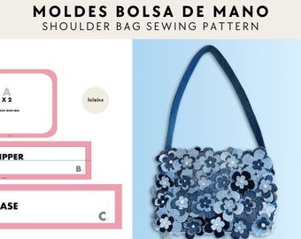 Modèle de sac en jean recyclé / Moldes Para Bolsa de Jeans Reutilizados