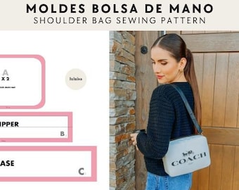 Modèle de sac à poussière recyclé / Moldes para Bolsa de Mano