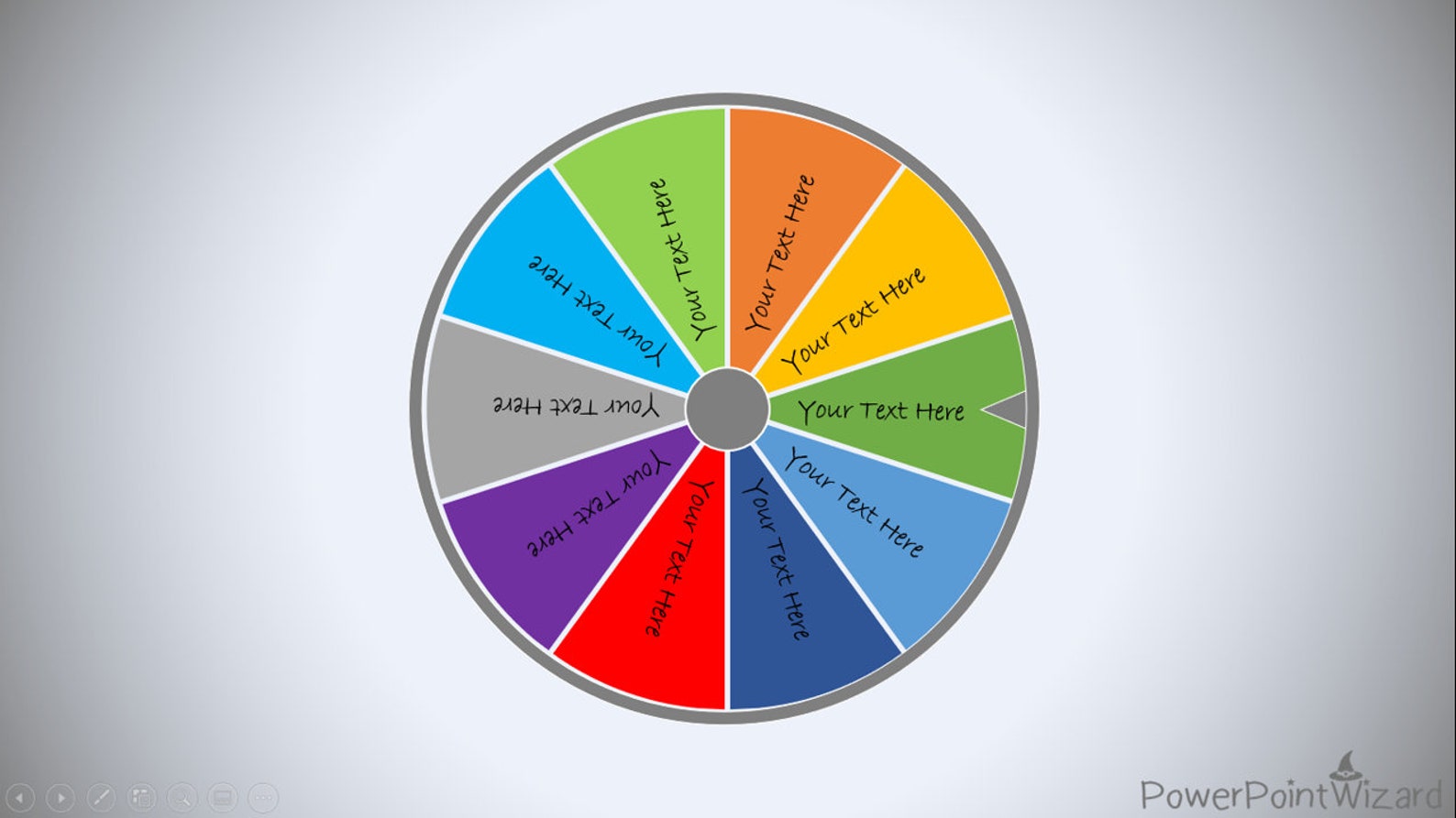 Powerpoint Spinning Wheel Template 1 Etsy