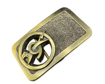 Hebilla de cinturón Eveready 9 Lives Cat Kitty de 1983, publicidad de Union Carbide