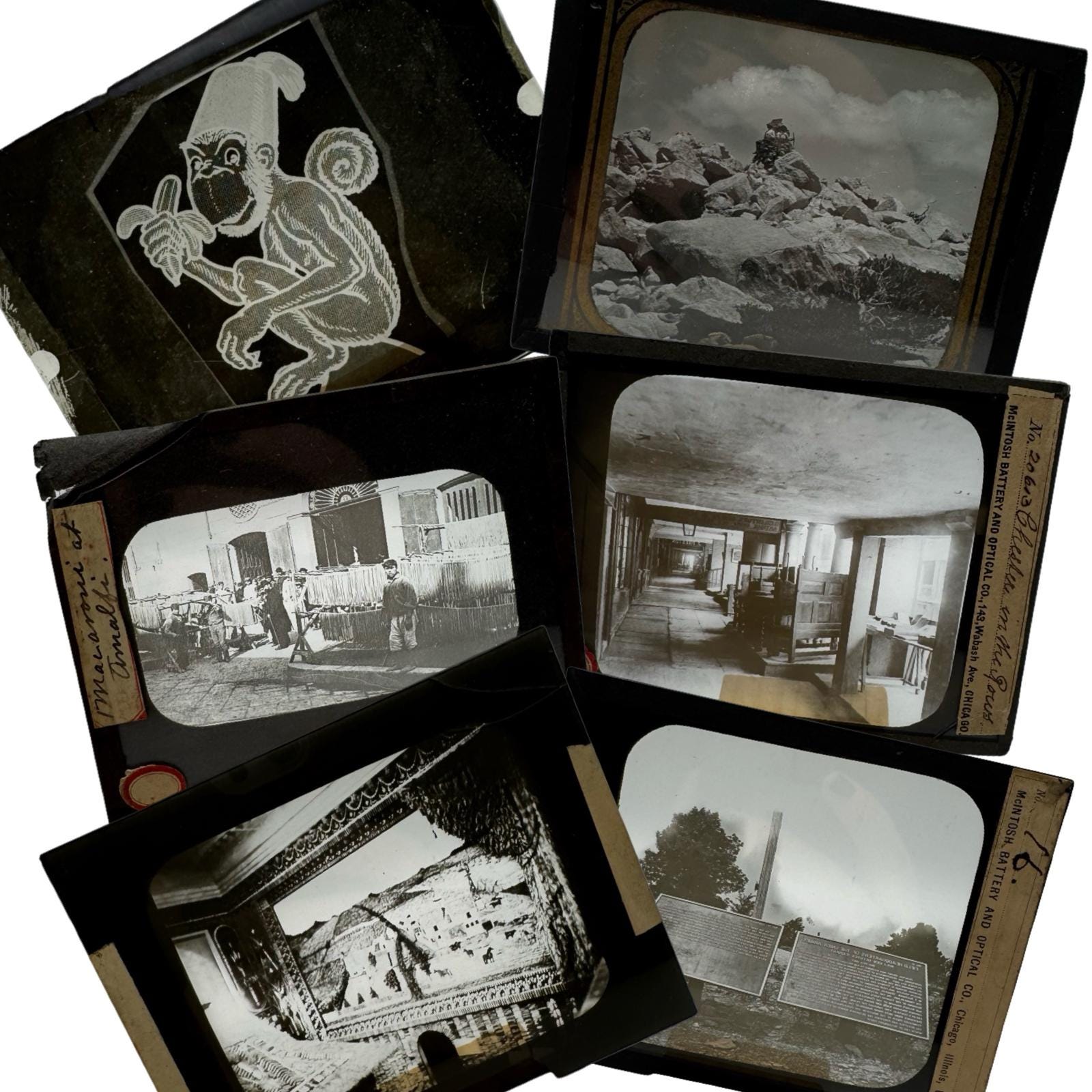 Lot De 700 Diapositives Vierges Avec Coffret De Rangement – Diapo Film Vintage – Sans Marque