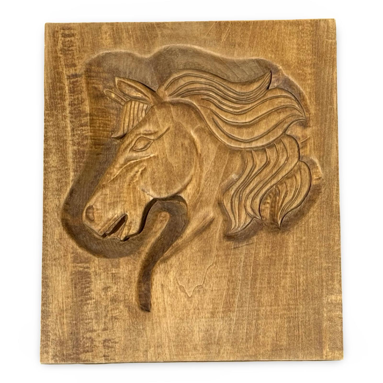 木彫りアート「ワイルド マスタング」* 新品・未使用・美品 * 木彫りアート「ワイルド マスタング」* 新品・未使用・美品 * 最新