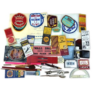 Vintage Junk Drawer Patches Matchbooks Advertising Dare Bowling Stationery Lot