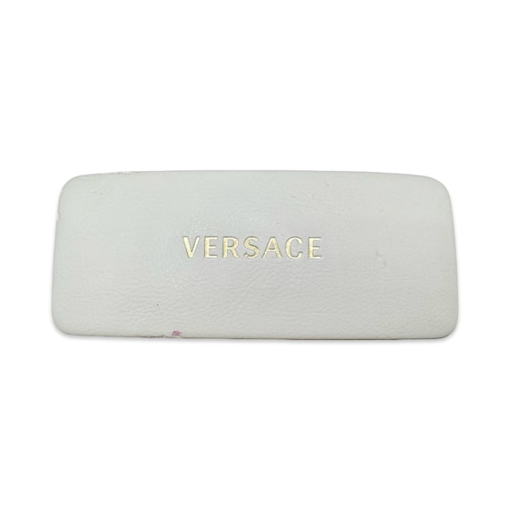 Versace White Hard Shell Sunglasses Eyeglass Stor… - image 2