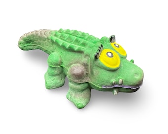 Unique Vintage Rubber Alligator Crocodile Squeak Toy