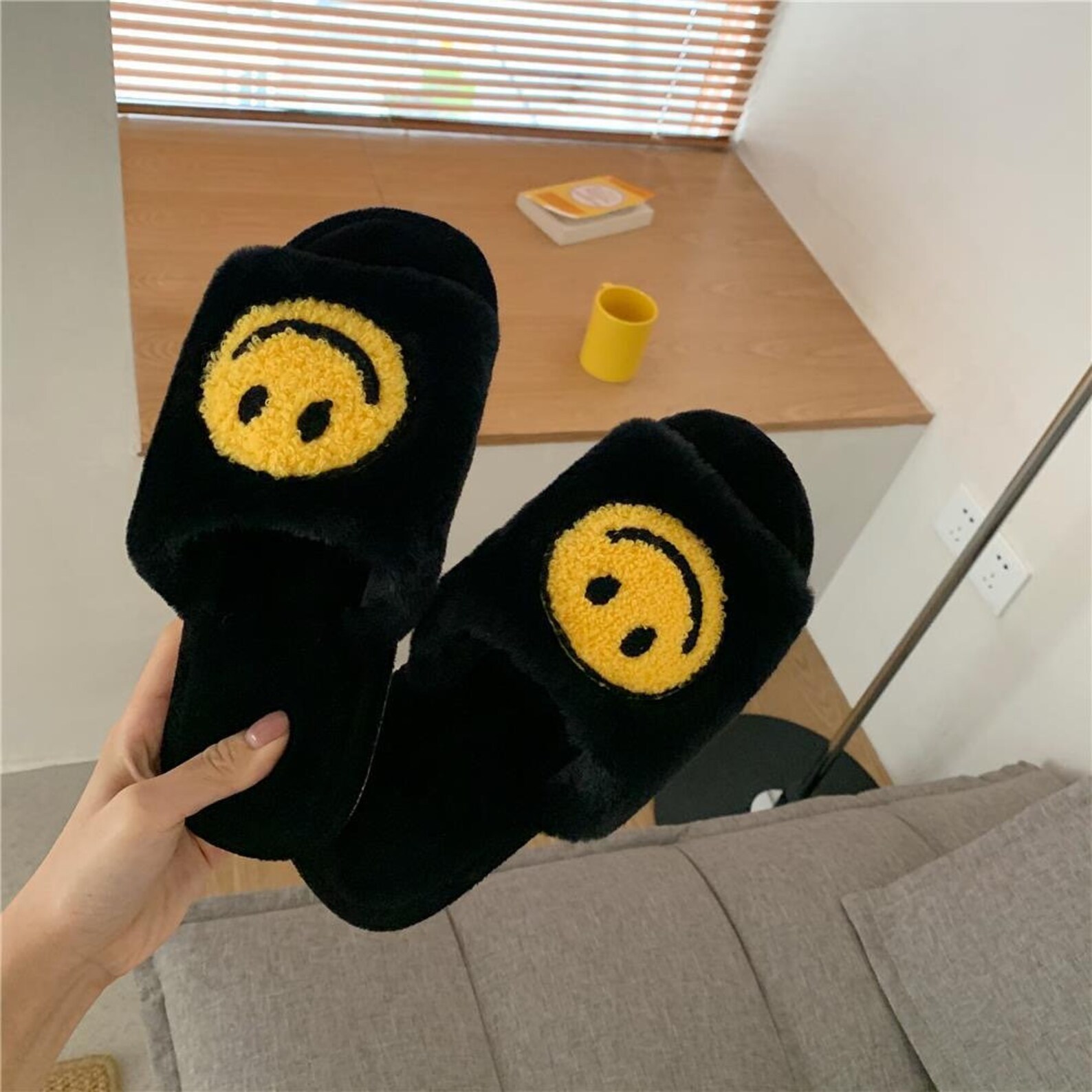 happy smile slippers