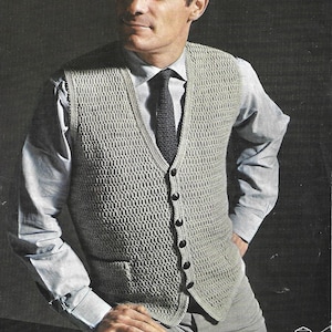 Mens knitted waistcoat new arrivals