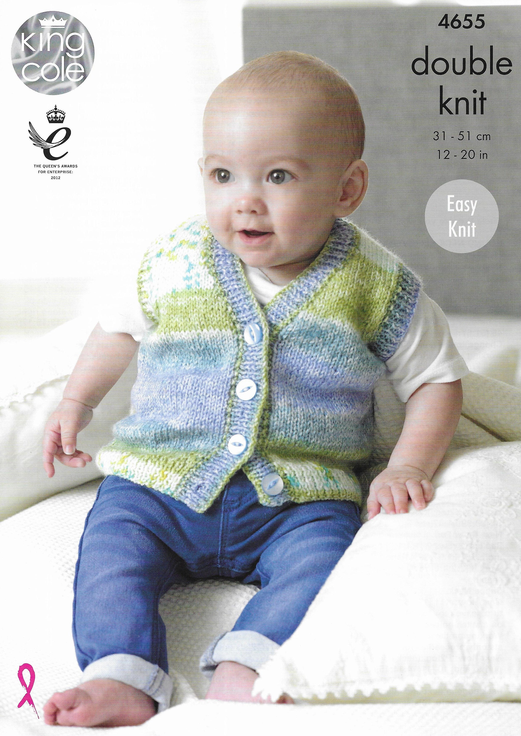 Babies Waistcoats & Slipovers PDF Knitting Pattern Boys Etsy UK