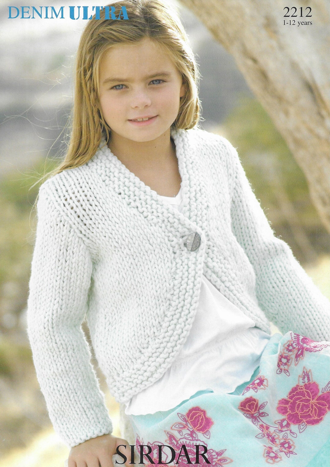 Girls Bolero Knitting Pattern PDF 112 Years Baby, Childs, Toddler