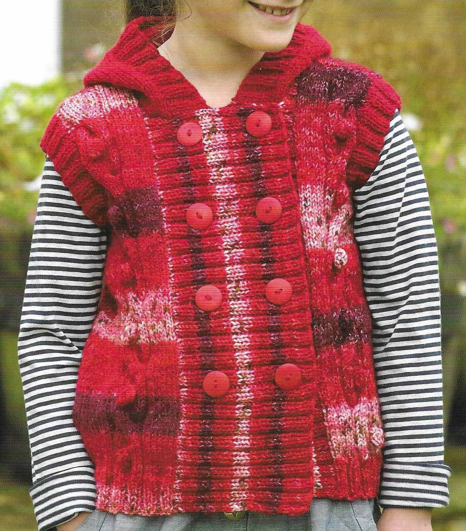 Girls Jacket and Gilet With Hood PDF Knitting Pattern Age 3 Etsy UK