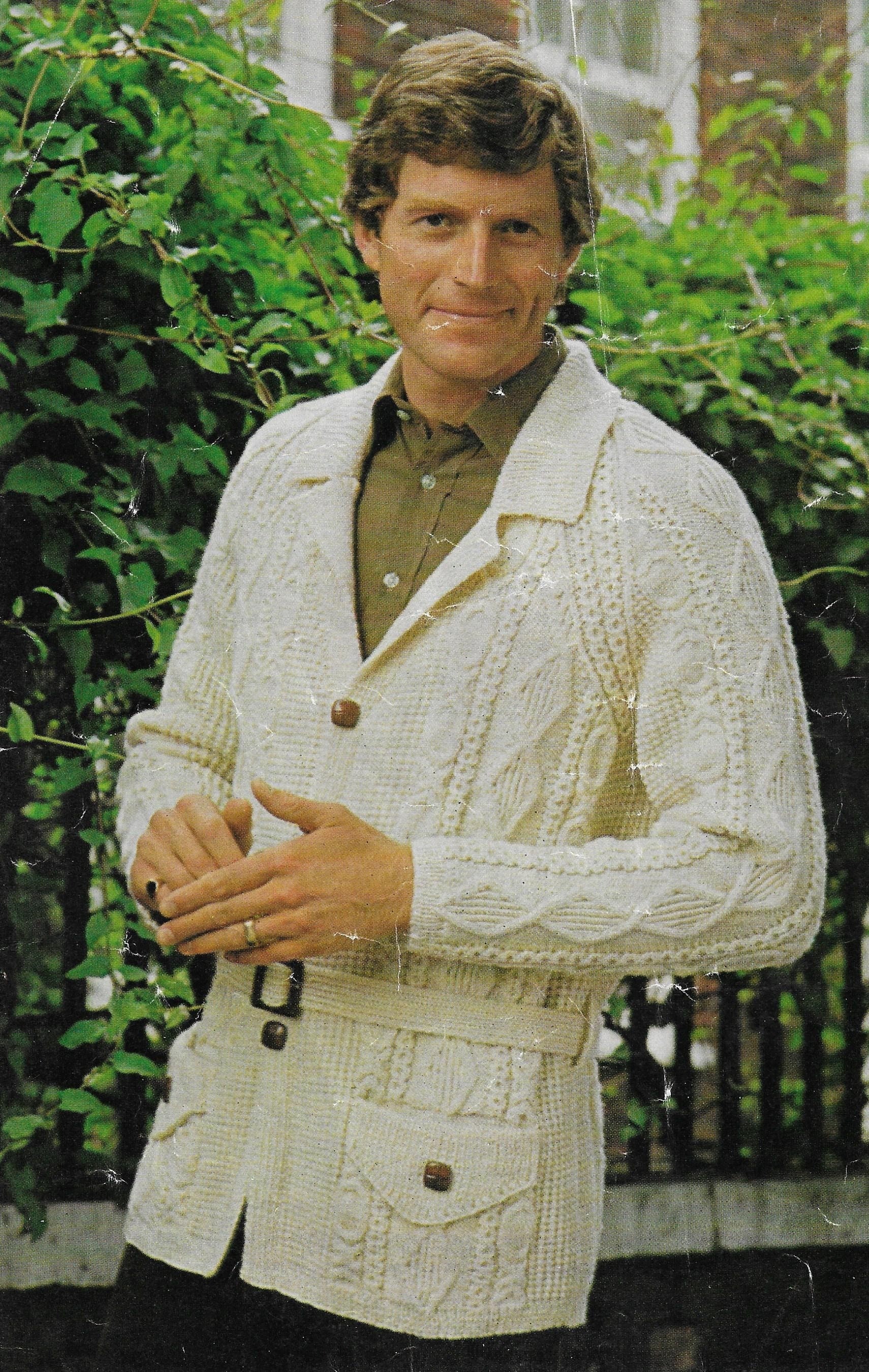 Mens Jacket Knitting Pattern PDF Vintage 1970s 3648 Etsy