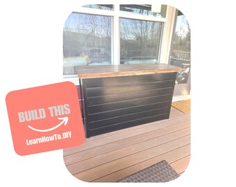 DIY Outdoor TV Lift Cabinet Plan: 55" Swivel & Tilt (PDF Download)