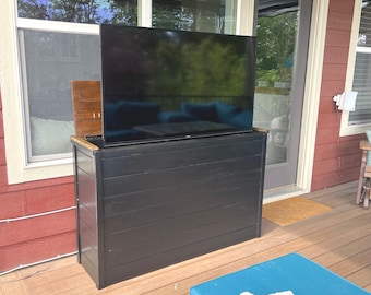 DIY TV Lift Cabinet Plan: Woodworking Plans (PDF Download)