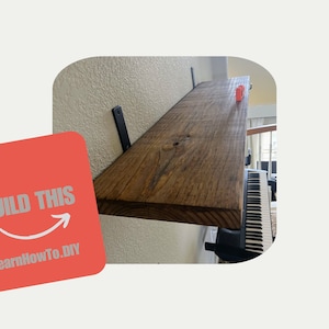 Woodworking Plans for the Beginner. DIY Shelf Plans. Easy to Follow Templates with Pictures, and Explanations of How to Build a Shelf.