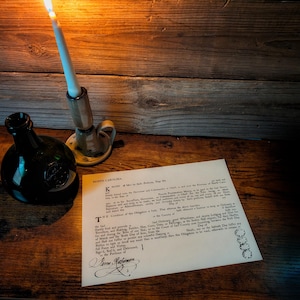 18th Century North Carolina License to Operate an Ordinary (Blank)