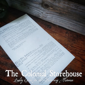 18th Century Indenture Paperwork, Dublin