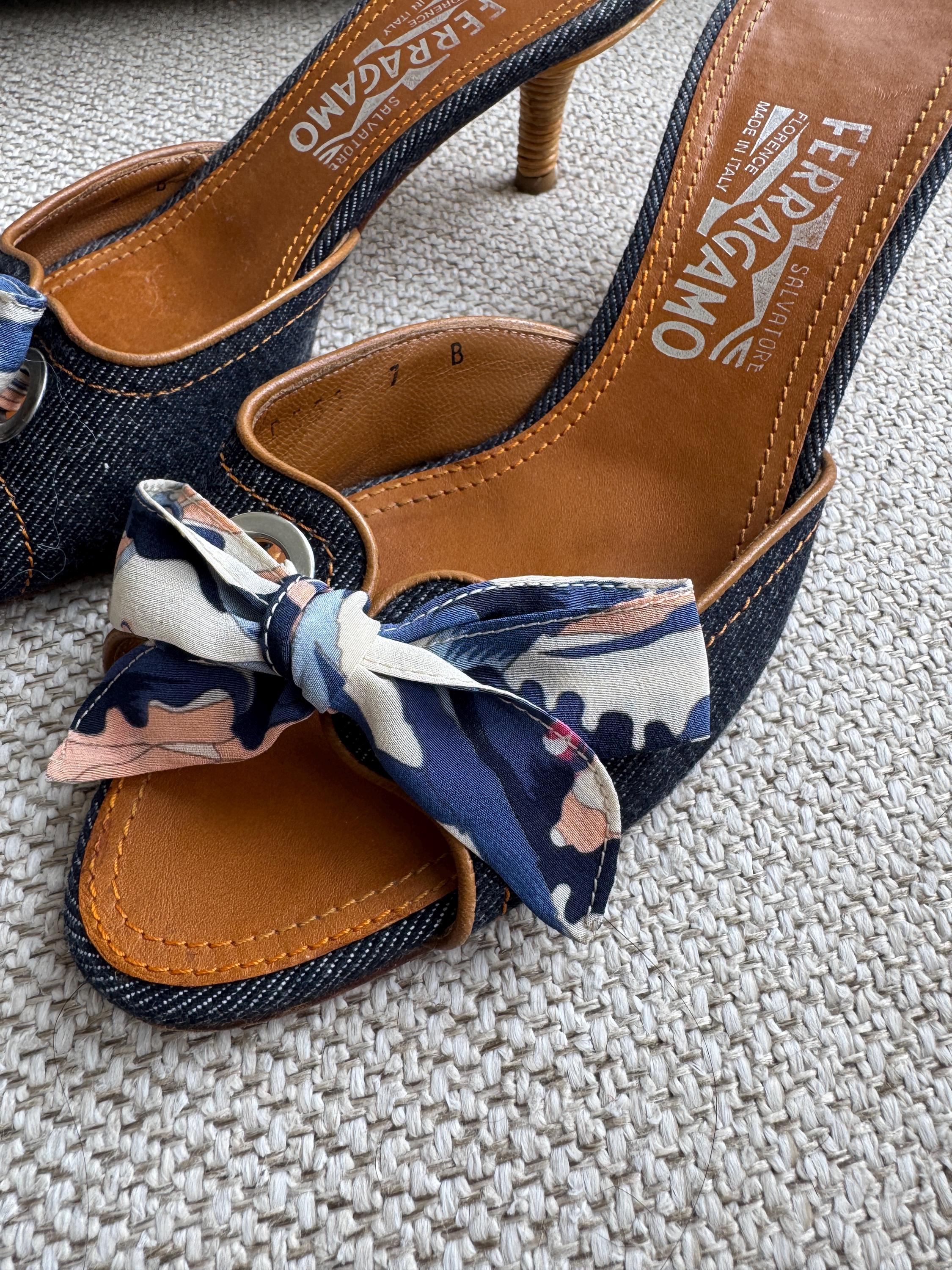 Denim Kitten Heels - Etsy