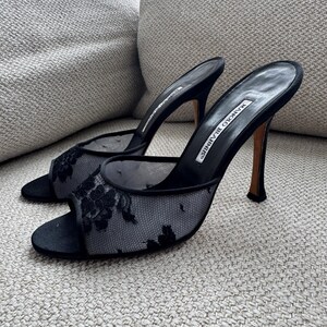 Manolo Blahnik 38 - Etsy Canada