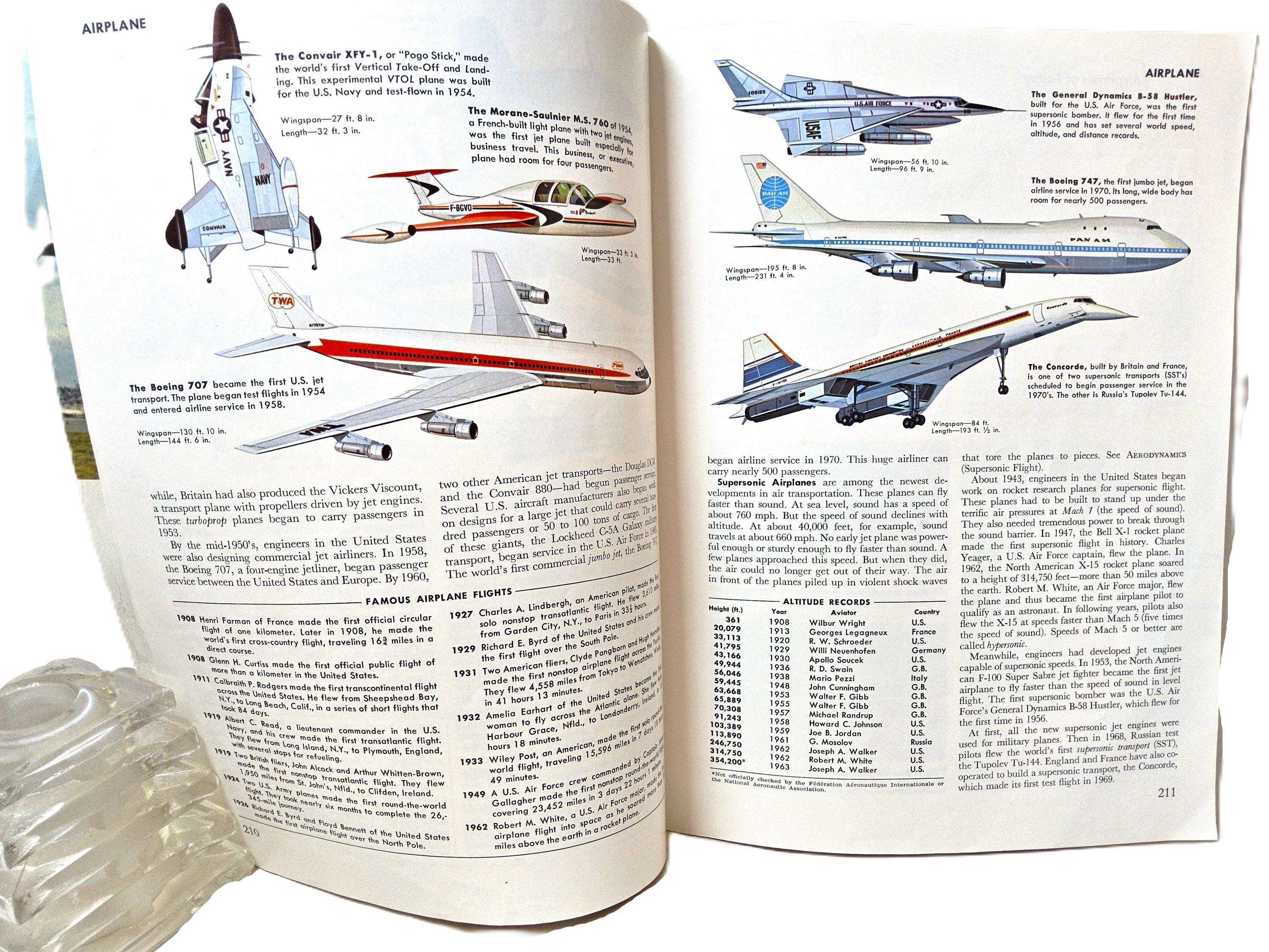 Vintage Promotional Pamphlet ~ Airplane ~ Reprinted From the World