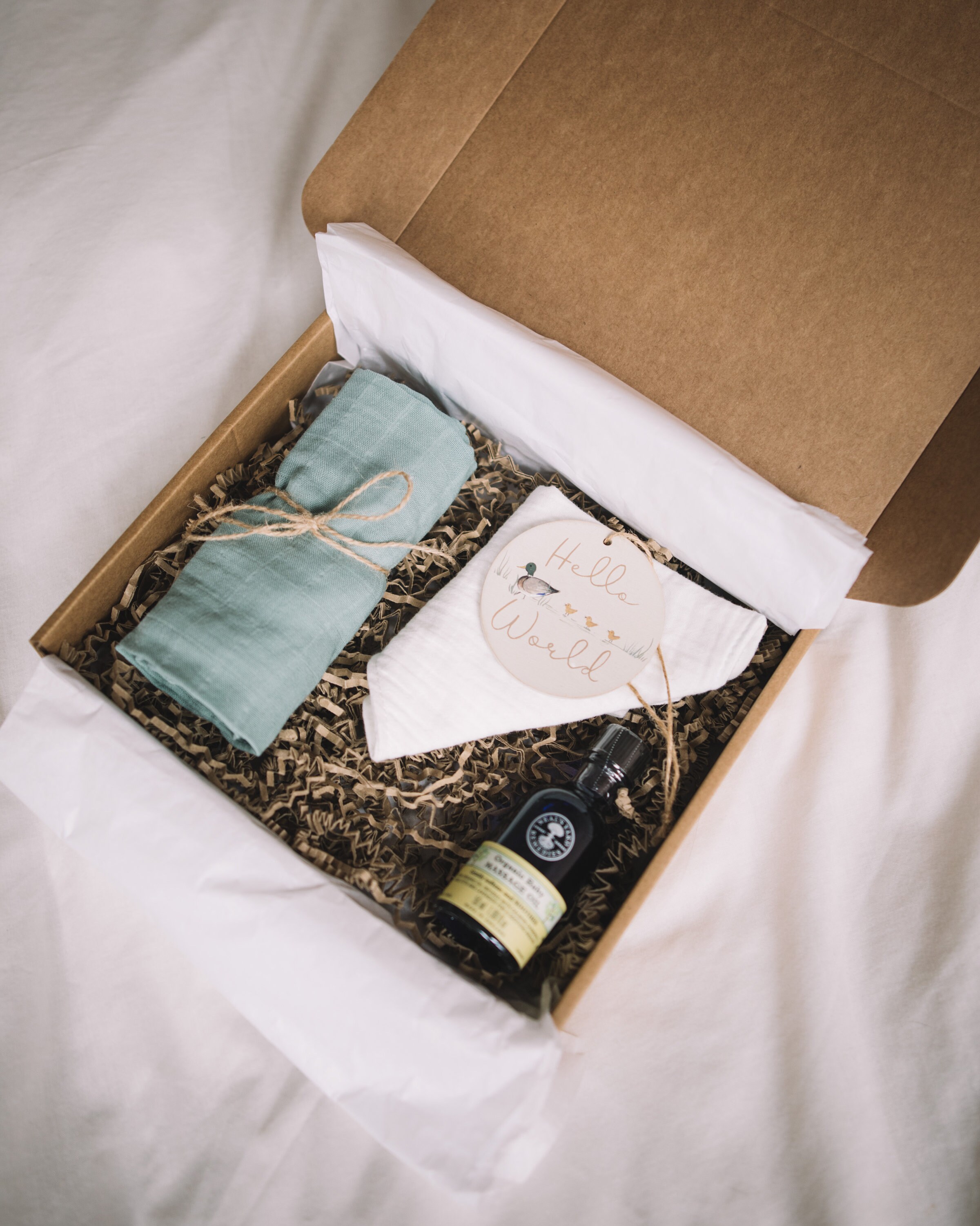 Newborn baby gift box baby unisex box baby care package Etsy