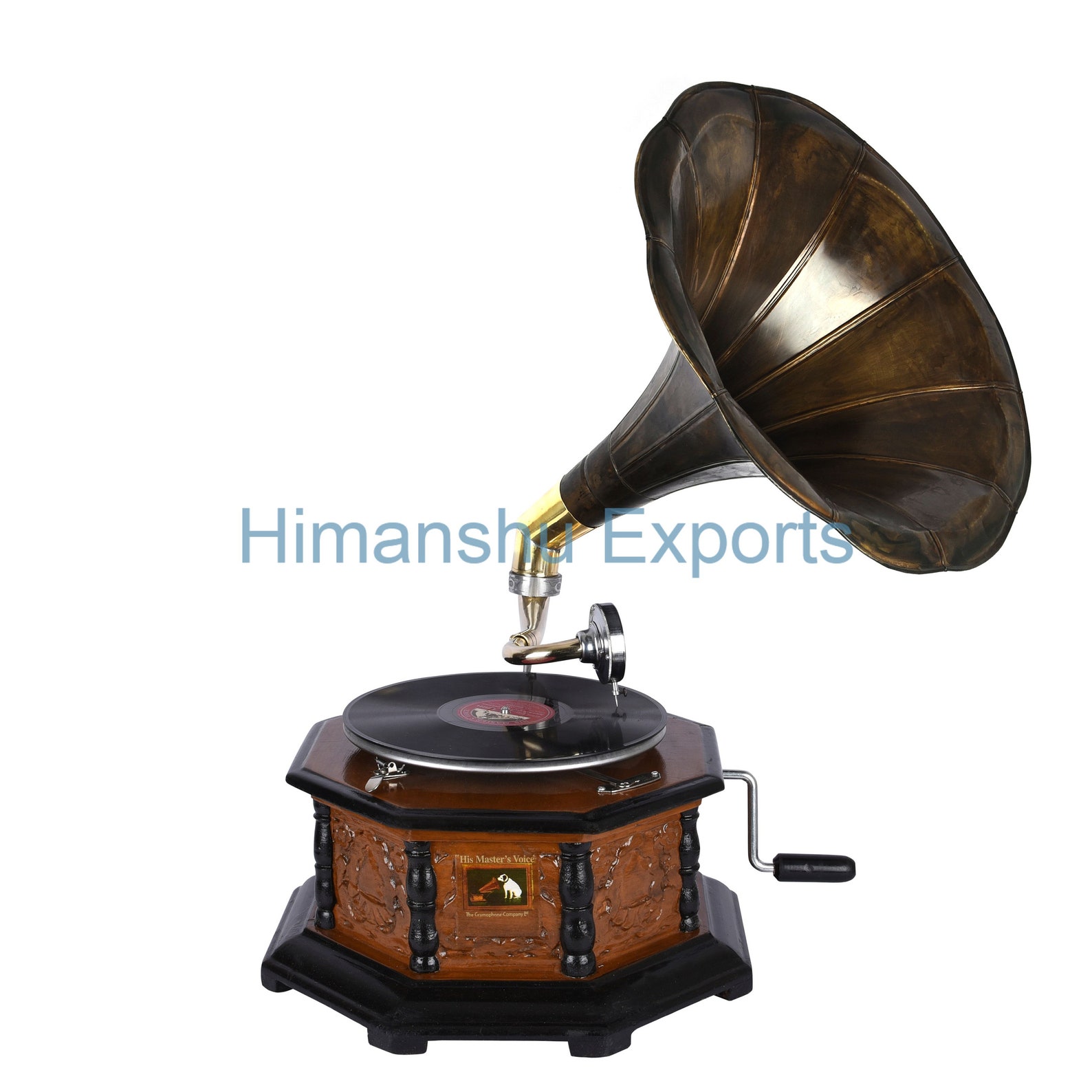 Wooden Sound Box Antique Gramophone Recreation Phonograph Etsy