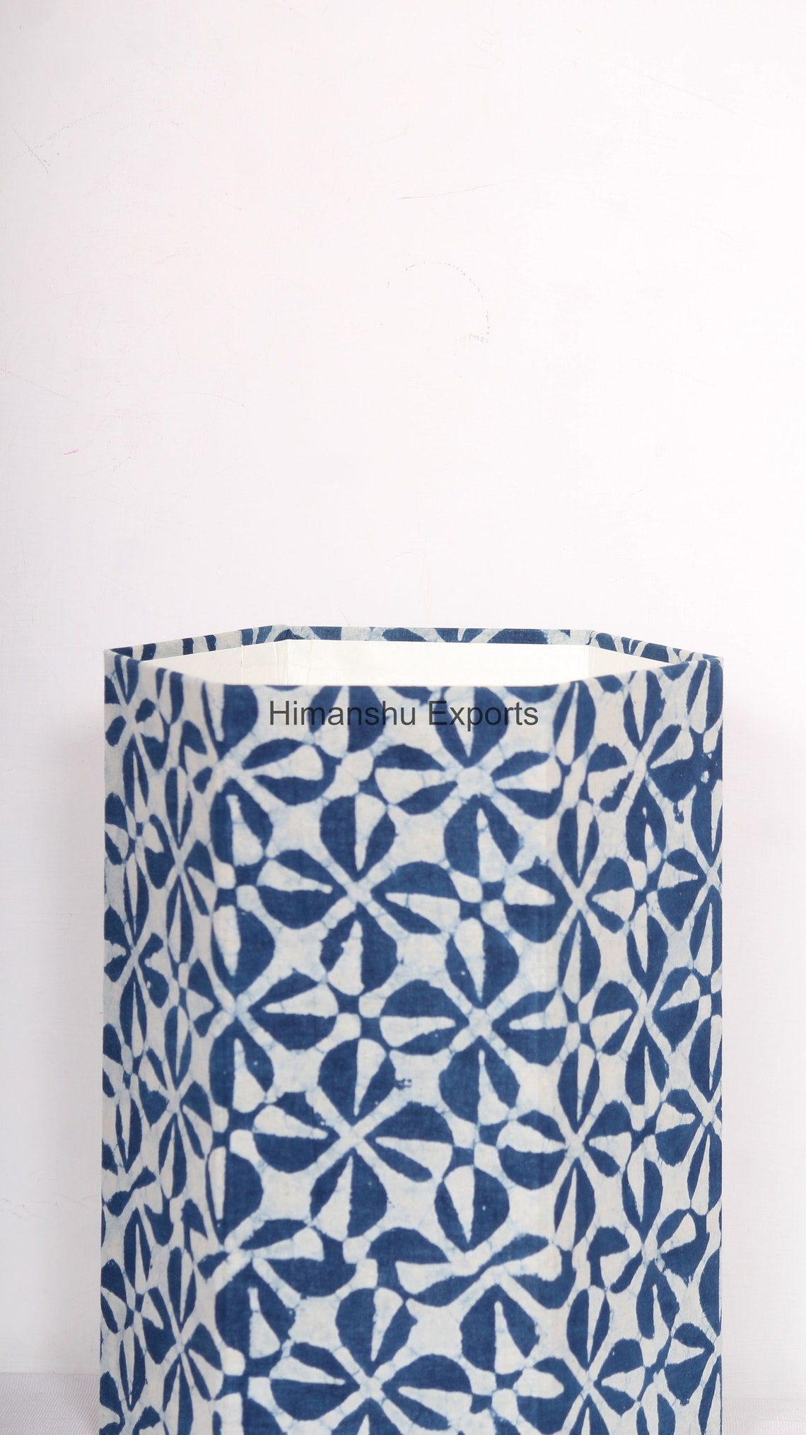New Waste Bin Study Room Dustbin Handblock Printed Handmade Etsy