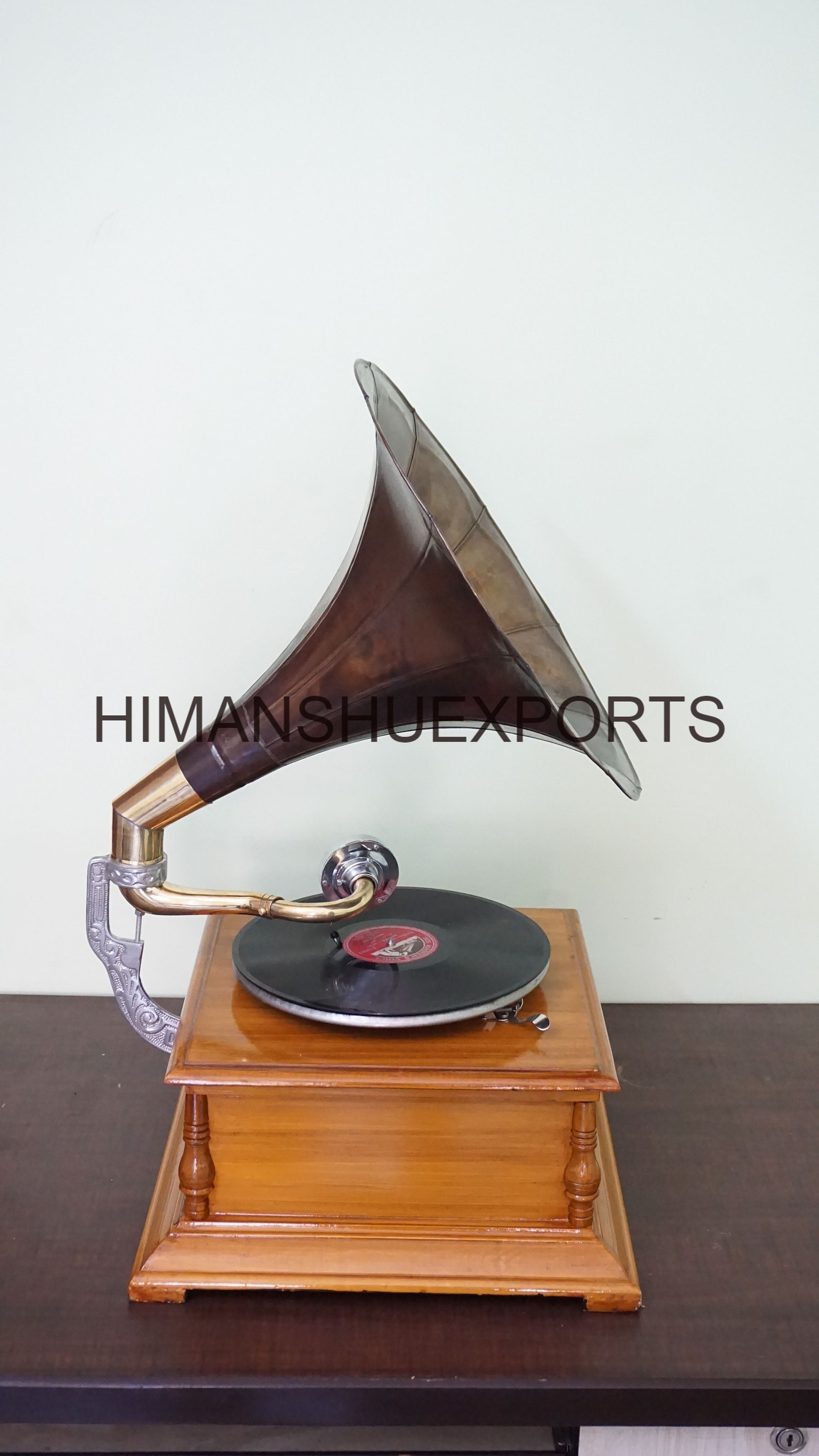 Gramophone with Recorded Vinyl Player Classic Audio Player Etsy