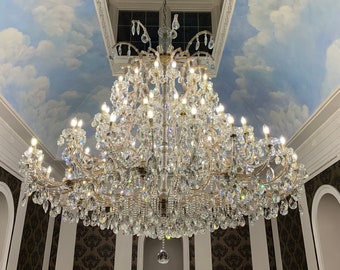 Massive 2x2metre Marie Therese Crystal Chandelier