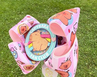 Back to school boutique bow, Inspired in Capybara boutique bow. 4.5”